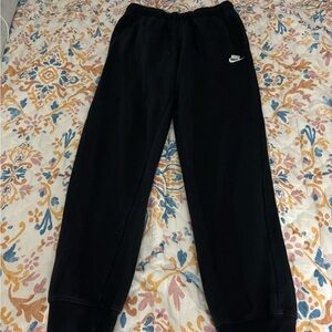 Nike Women’s Black Joggers with White Logo